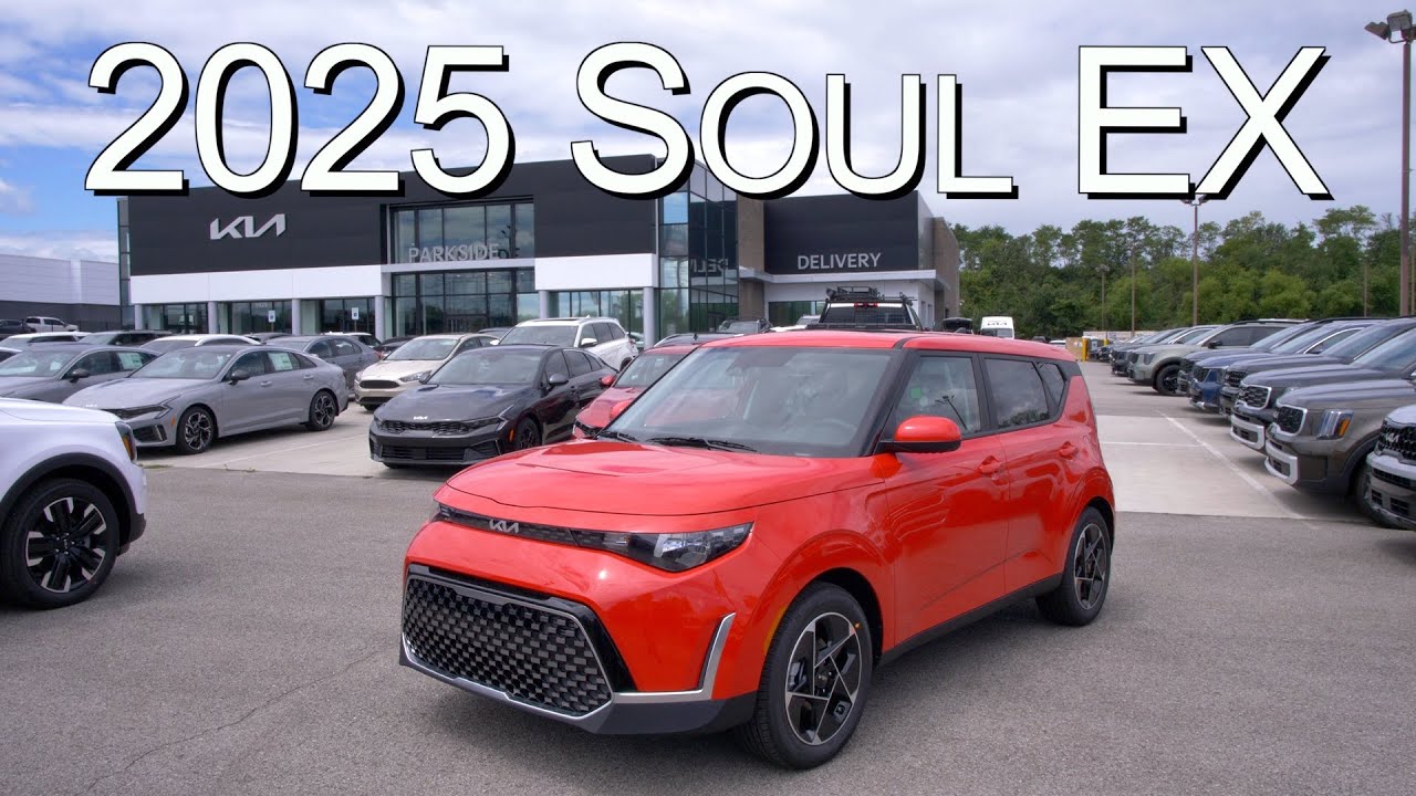 New Inferno Red 2025 Kia Soul EX at Parkside Kia