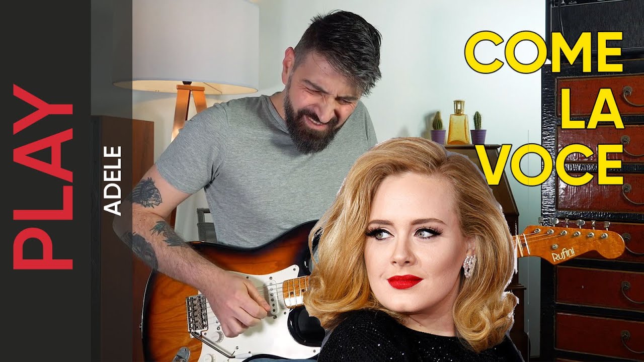 La VOCE DI ADELE con la CHITARRA - Rolling in the Deep