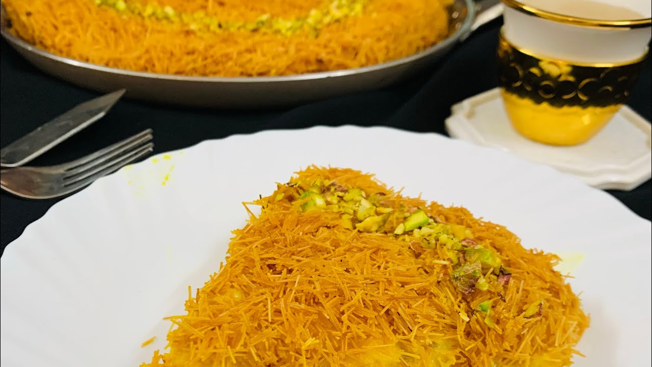 Kunafa recipe by simmer and cook | Creamy kunafa without oven | homemade kunafa dough