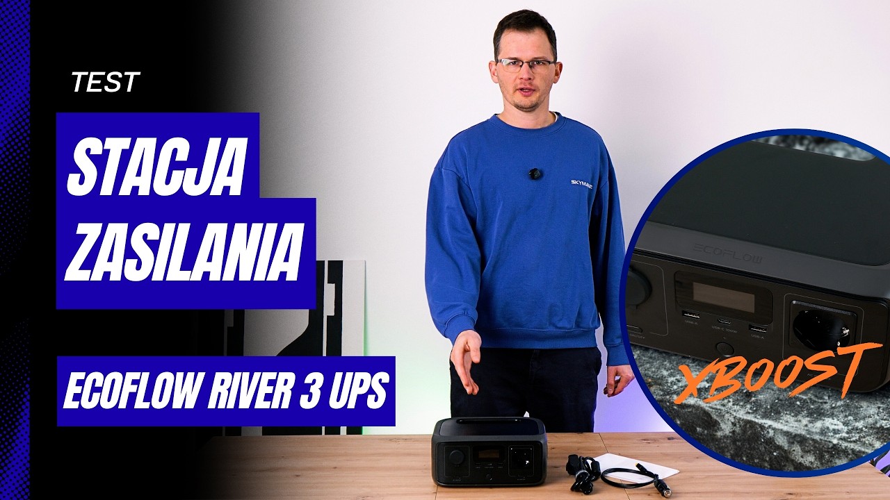EcoFlow RIVER 3 UPS w praktyce: Zasilanie awaryjne i testy mocy