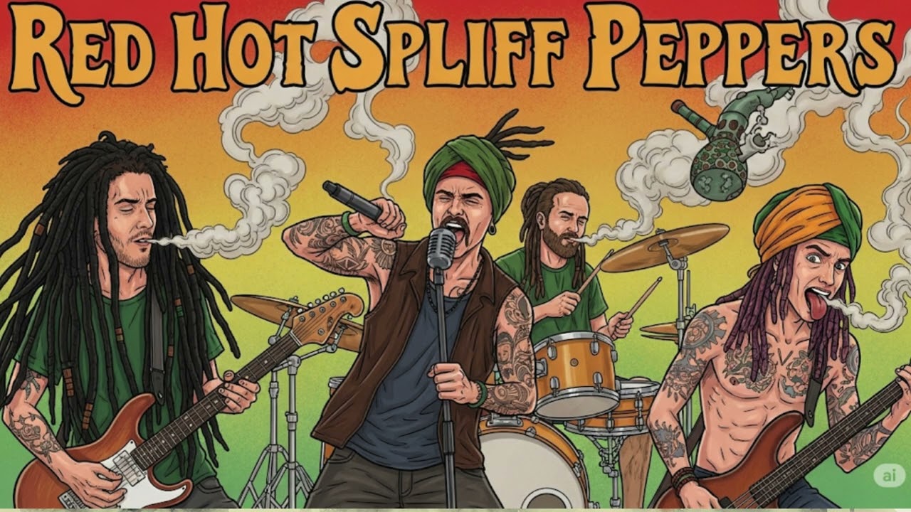 🔥 Red Hot Spliff Peppers  - What If RHCP Played Reggae? AI Reggae Covers.