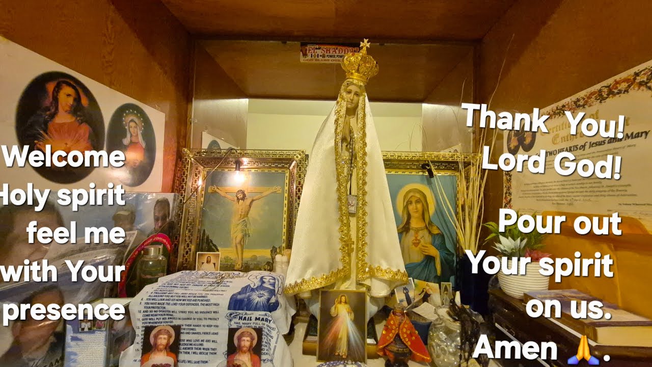 Welcome holy spirit feel with Your presence. Pour out holy spirit anoint us with Your presence.  