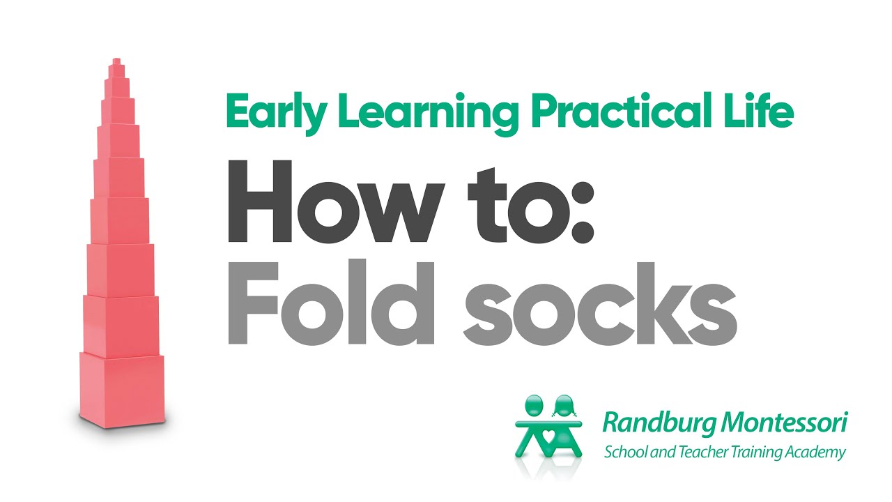 How to: Fold socks. Montessori Pre-School (primary).