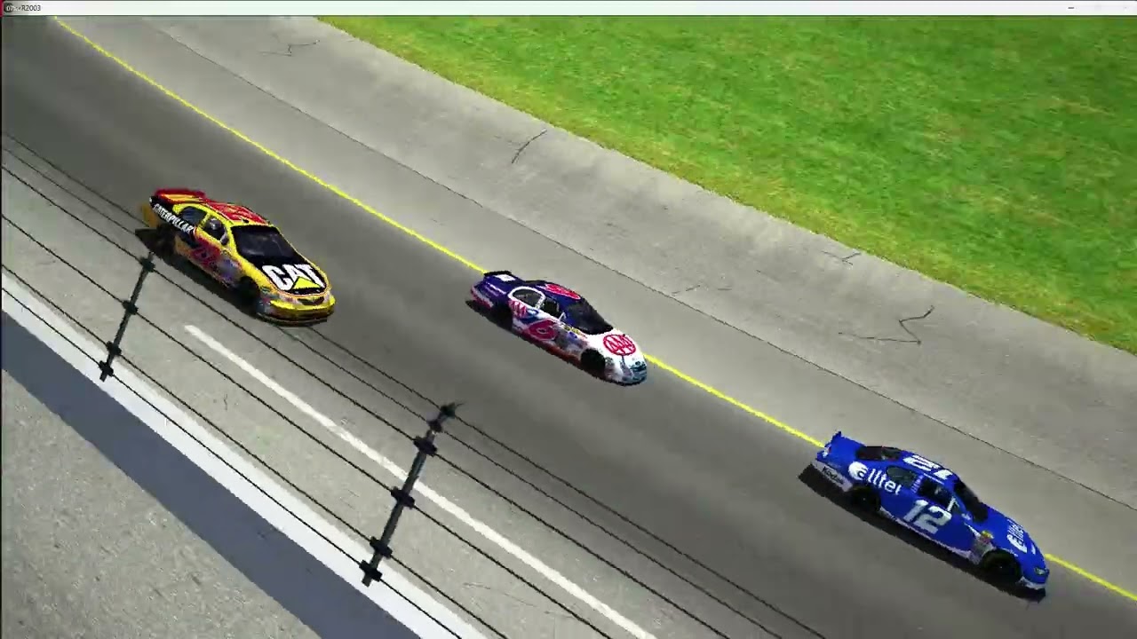 NR2003 David Ragan 2007 Daytona 500 Gameplay