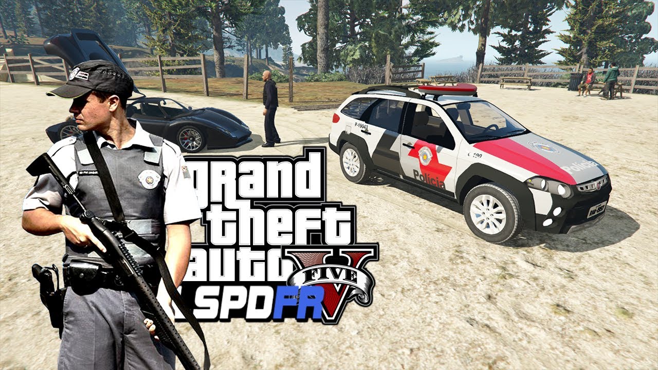 GTA V Rotina Policial: Suspeito de Trafico, arrastão no interior - PMESP Ep.207 MOD POLICIA