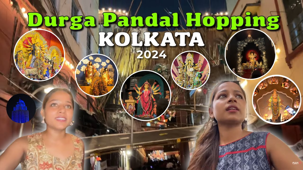 KOLKATA DURGA PUJA PANDAL HOPPING 2024 | #durgapuja | Mansi Gupta | MG92