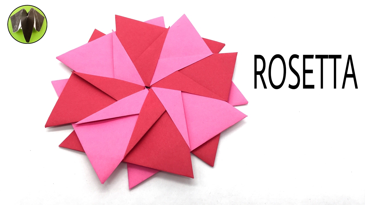 ROSETTA by Cristina Bonnet - Modular Origami Tutorial by Paper Folds