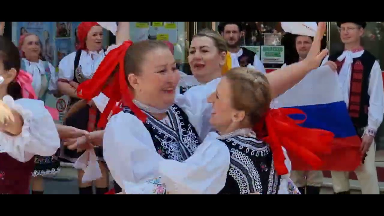Slovakian Folk Dancing in Sanremo Italy