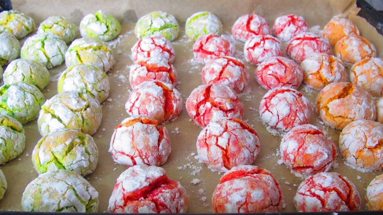 Красиви напукани сладки , бързи, лесни и вкусни.