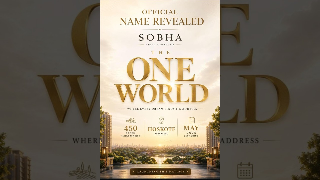 Обзор проекта Sobha One World 🏙 Мегапроект в Восточном Бангалоре | Цена | Запросы на выражение за...
