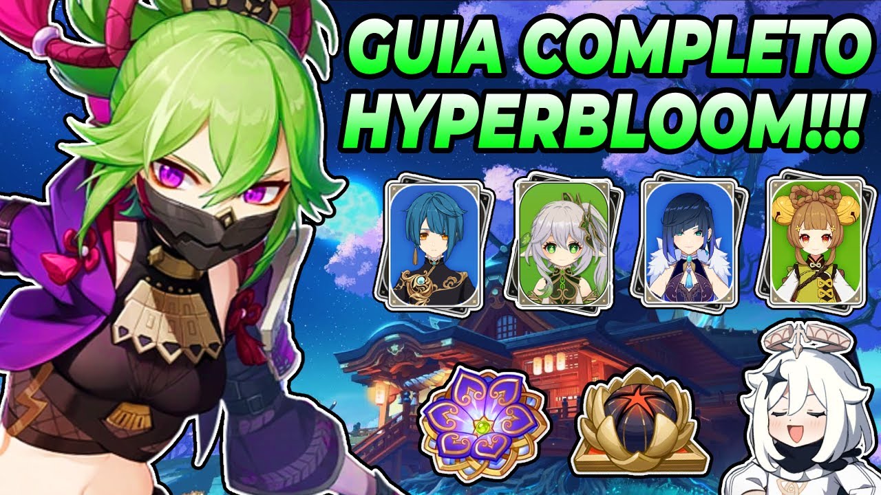 Como Montar Um Time BOM de Hyperbloom no Genshin Impact!!!