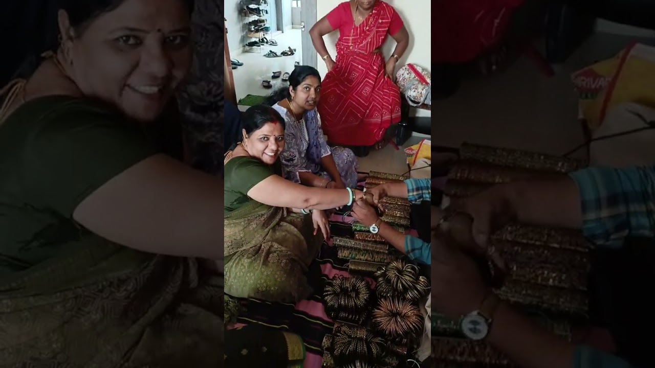 नवरीचा चुडा भरण्याचा कार्यक्रम 🤗