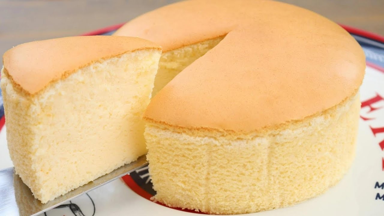 Japanese Cotton Sponge Cake 日式海绵蛋糕