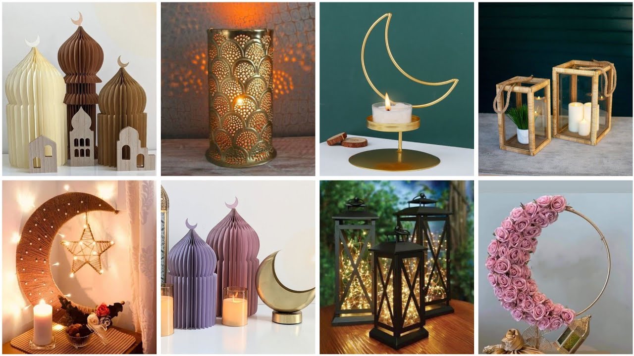 أفكار ✨لزينة رمضان  🌙بطريقة بسيطة باشياء متوفرة عندك #diy #deco #craft #ideas رمضان#ramadan