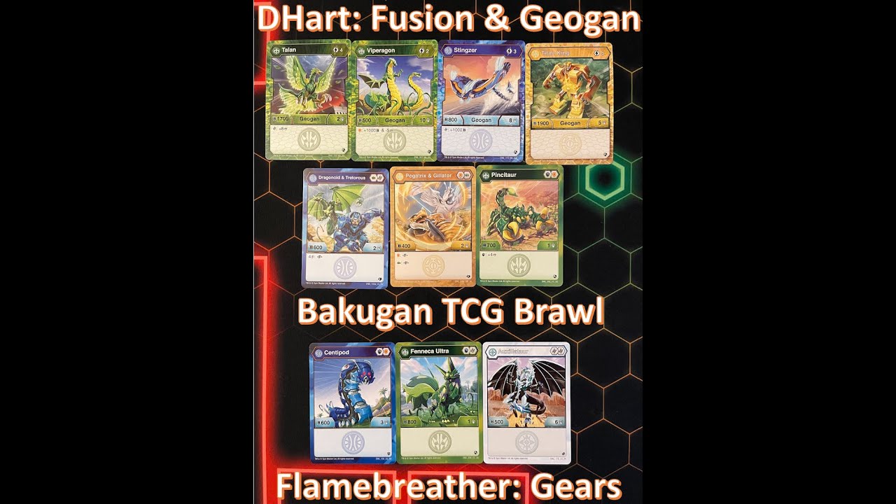 Bakugan TCG Battle! Geogan & Fusion Deck for the Win!? Fluke or no??