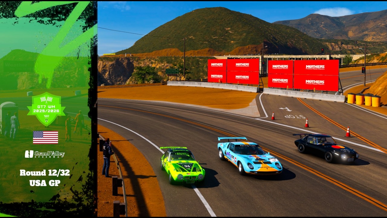 Gran Turismo 7 - WM 2025/26 - Rennen 12 - Grand Valley Highway 1 (R) - GT Award Classic Cars - #12