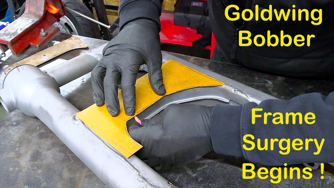 Derelict Goldwing Day 30 :- Fabrication Begins..Swing Arm Welding (Part 1).