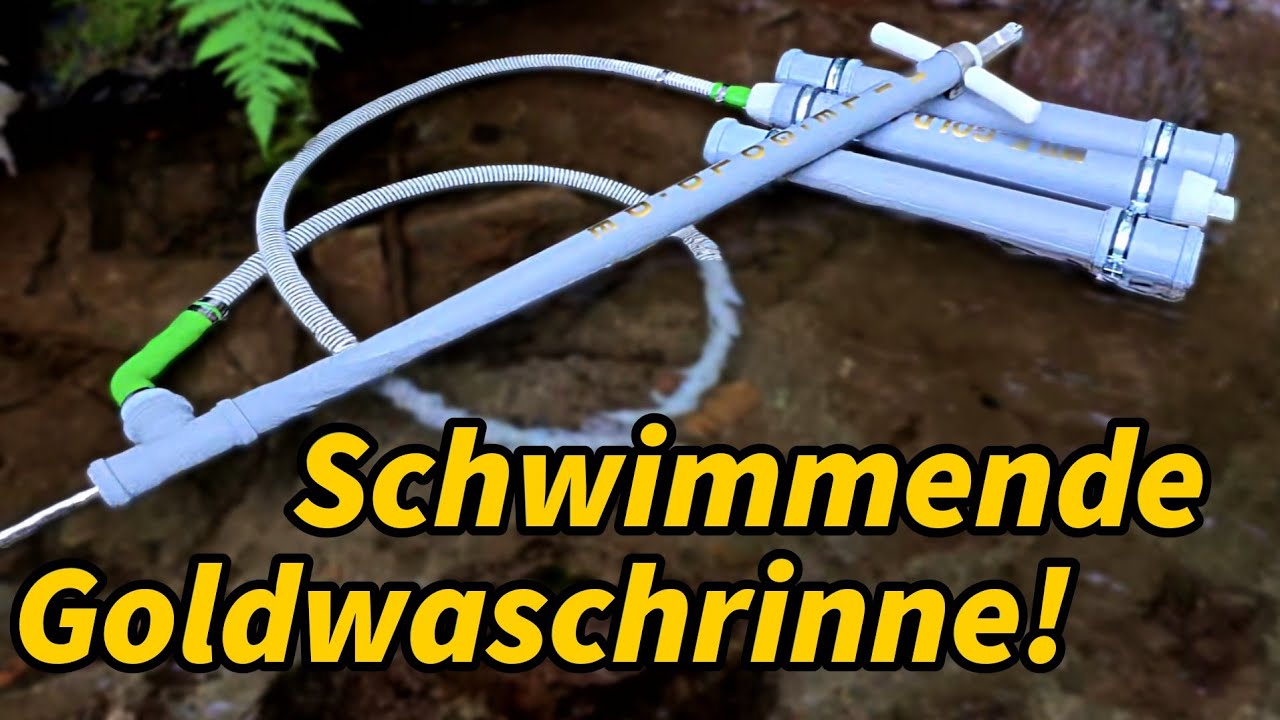 UNGLAUBLICHE Goldwaschrinne! Die Floating Sluice! 💪🏻😮