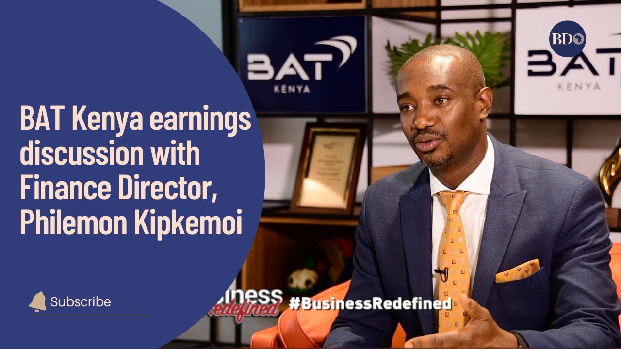 BAT Kenya earnings discussion with Finance Director, Philemon Kipkemoi