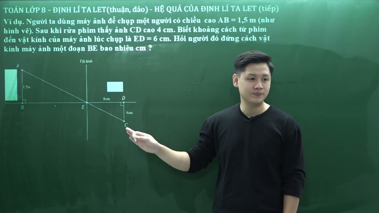 Toán lớp 8 - Định lý Ta Lét: Thuận - Đảo - Hệ quả (Tiếp theo) - Thầy Lê Ngọc Diên