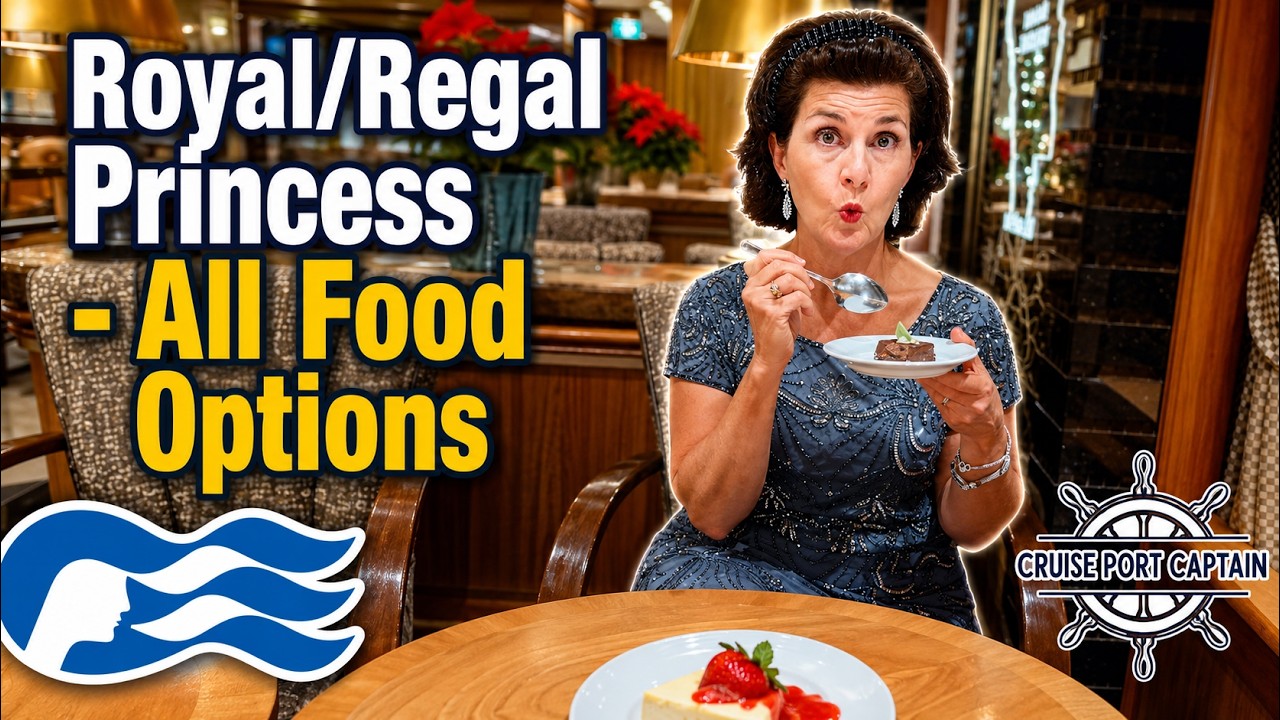 Royal Princess Food Tour | All 15 Dining Options Reviewed 🍽️