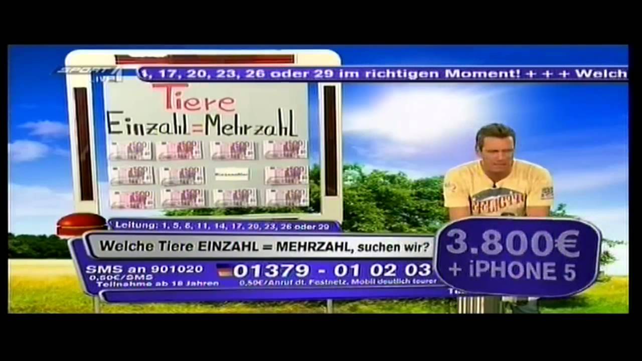 sport1 quiz (Teil 1) mit bekloppte auflösung am ende