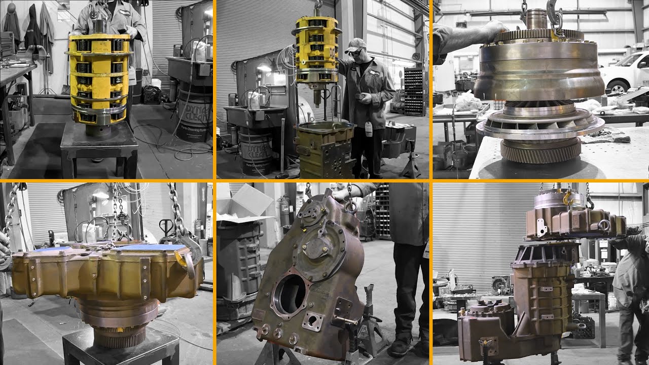 Rebuilding a Massive Komatsu Transmission Step-by-Step