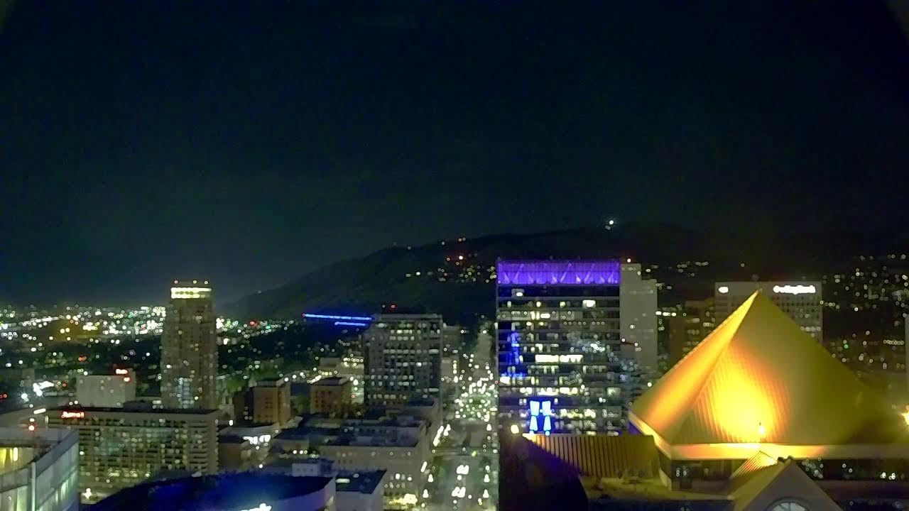 Hills Burning Near Ensign Peak