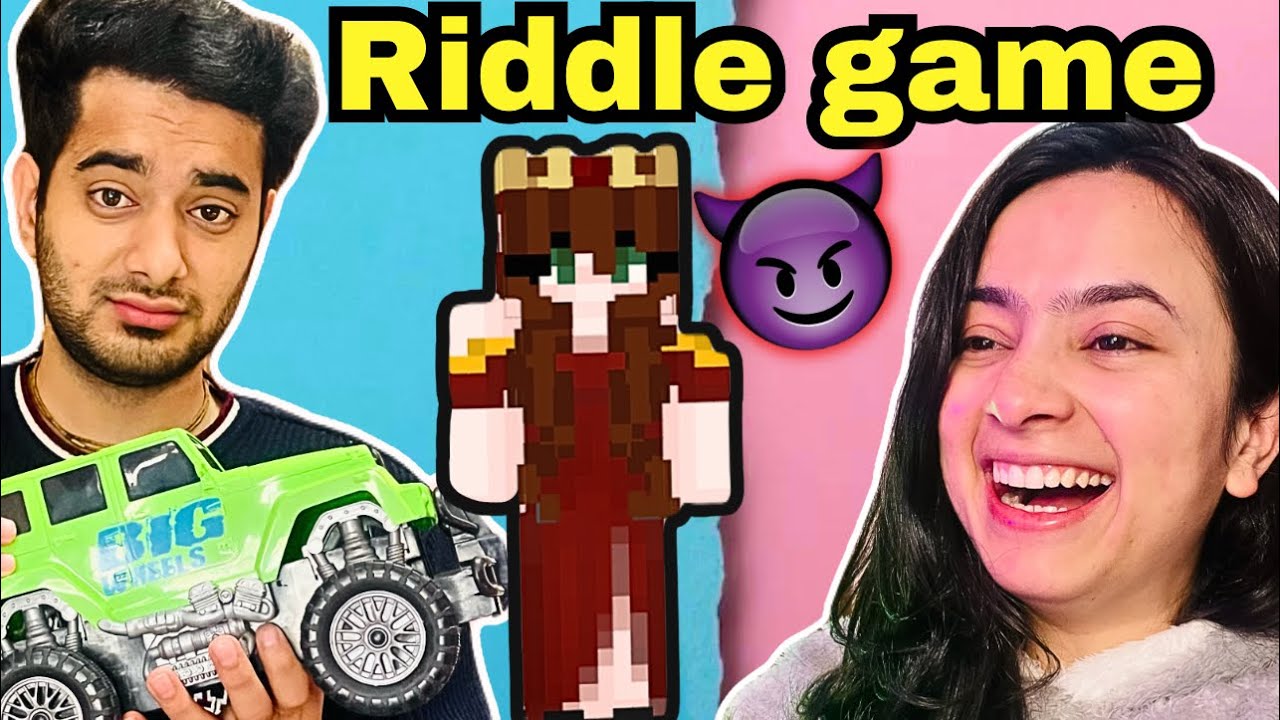 I hide QUEEN JASMINE and his fav MONSTER TRUCK😈(RIDDLE GAME part-2)II