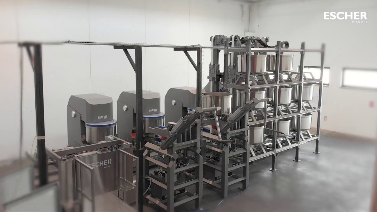 Escher Mixers Robotic Dough System