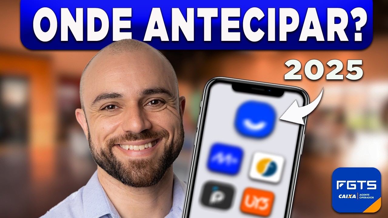 ✅Onde ANTECIPAR FGTS 2025 | MENORES TAXAS para Antecipar Saque Aniversário