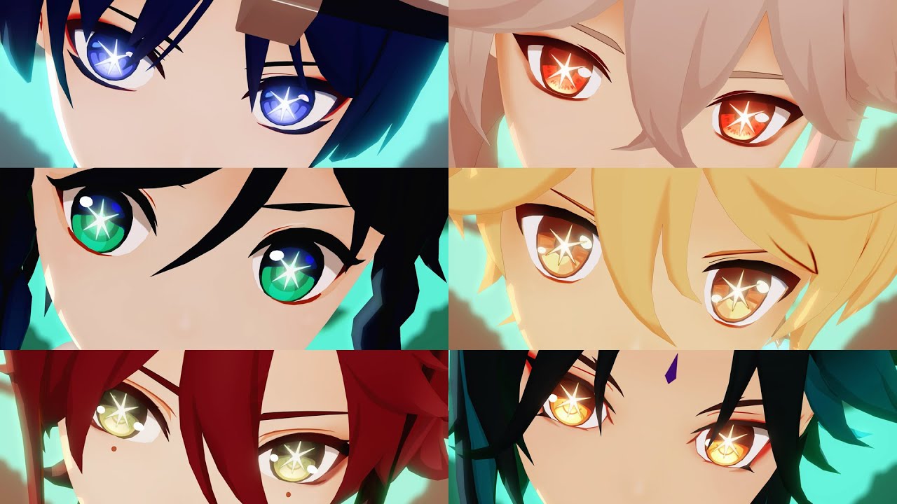 【 原神 / Genshin Impact MMD 】 アイドル 【 6REEZE ( Kazuha / Xiao / Venti / Aether / Wanderer / Heizou ) 】