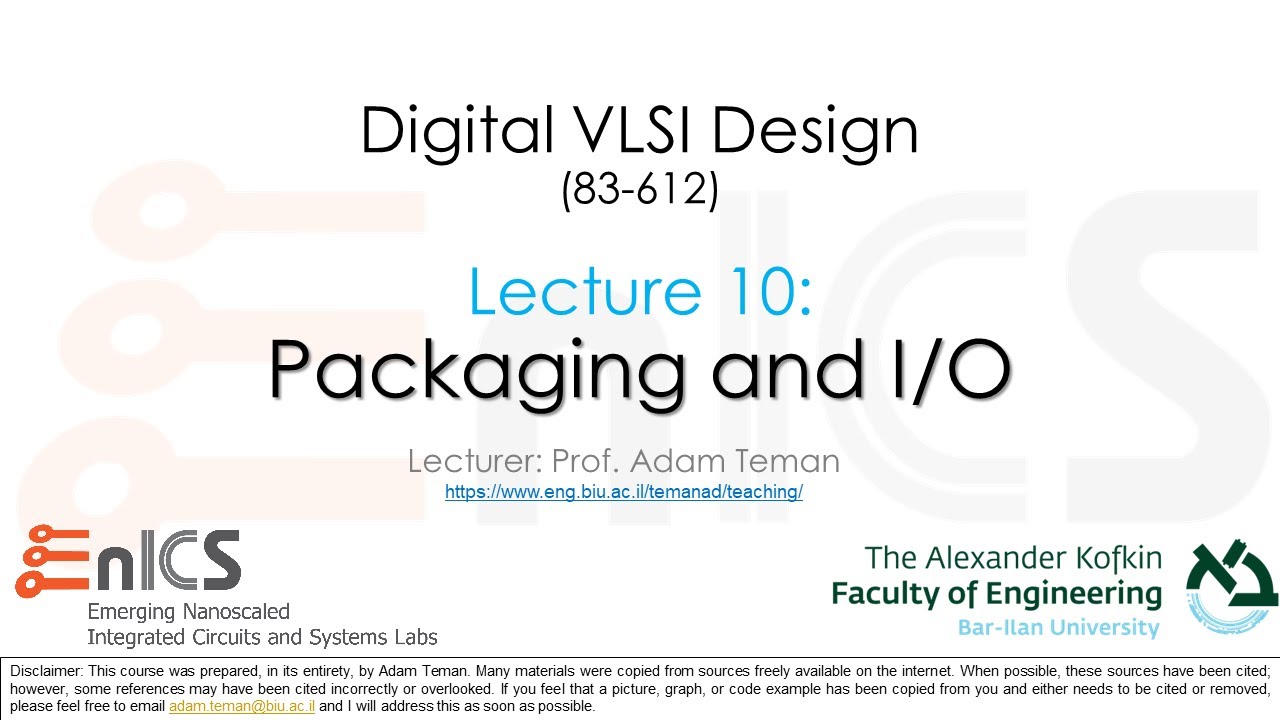 DVD - Lecture 10a: Packaging