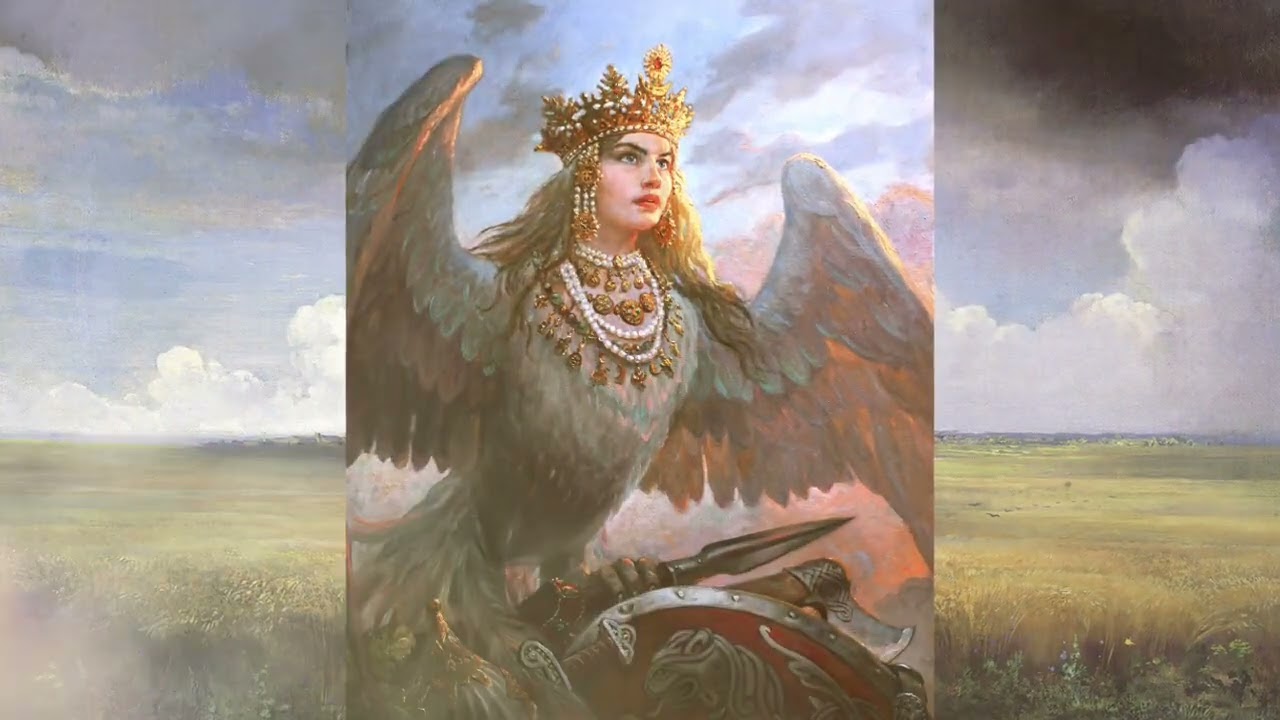 Fabulous Russia in the paintings of Andrei Shishkin to the music on the russian harp