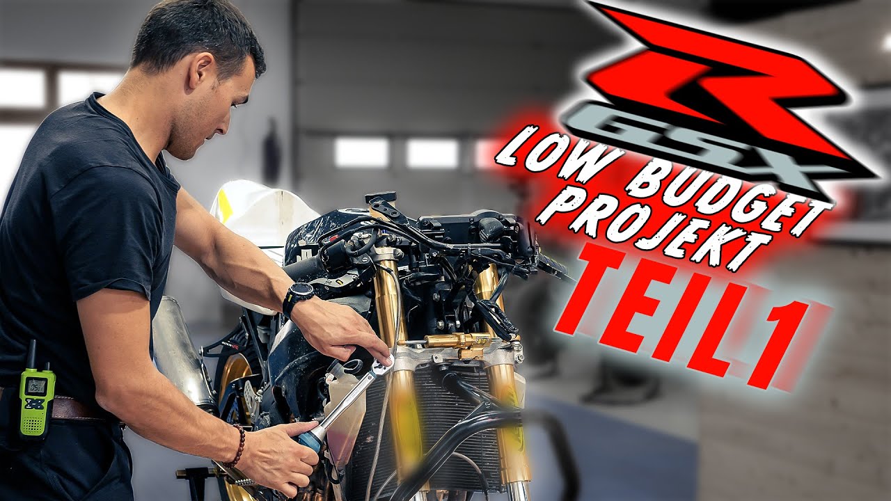 Umbau-Maßnahme Teil 1!! | Low Budget Projekt | Suzuki GSXR 600 | Matthias Meindl | 4K