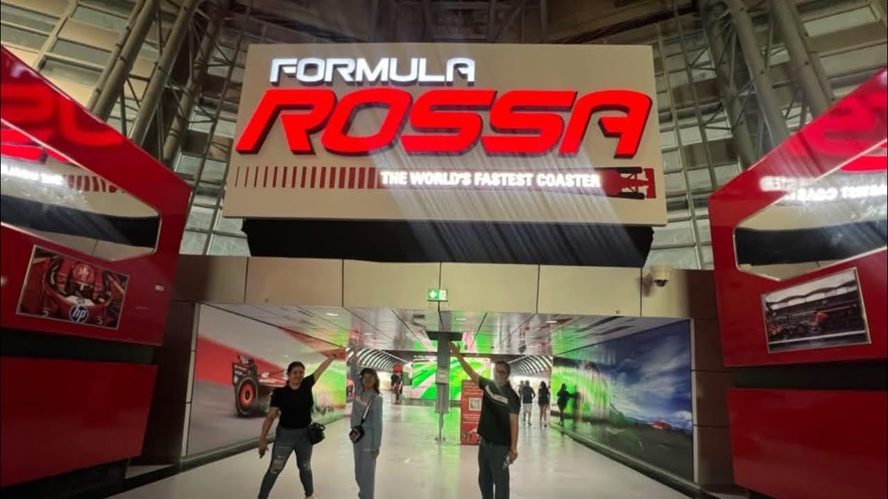 FORMULA ROSSA FERRARI WORLD ABU DHABI // THE WORLD FASTEST ROLLER COSTER 