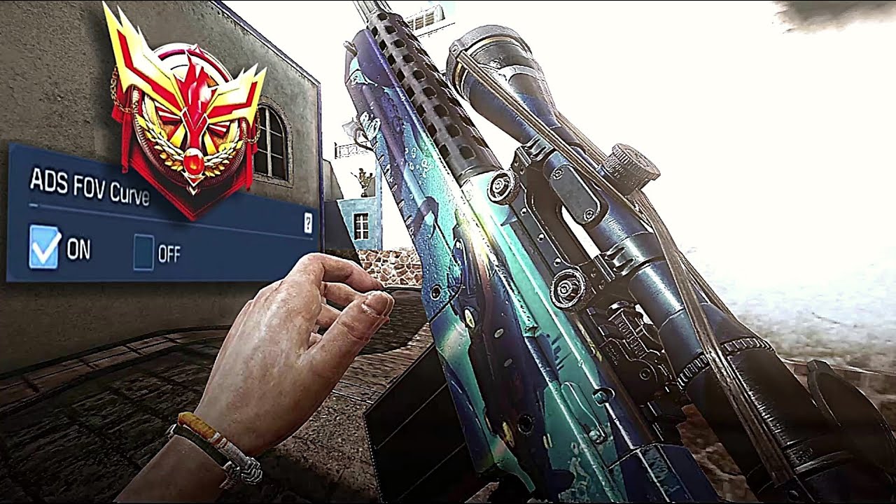 This is why ADS FOV CURVE OFF is better for Aggressive Sniping in SND