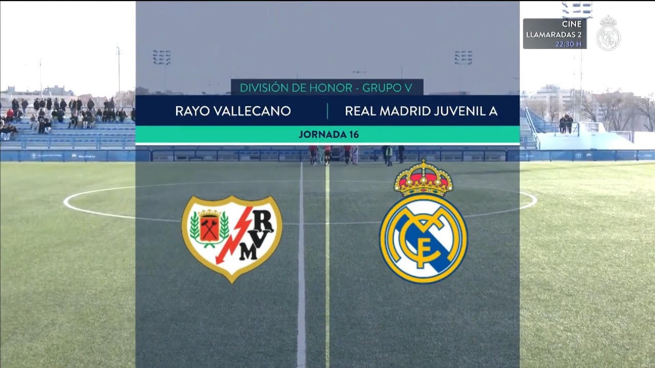 Rayo Vallecano - Real Madrid Juvenil A (J16 - Divisi&oacute;n de Honor Juvenil) - RMTV
