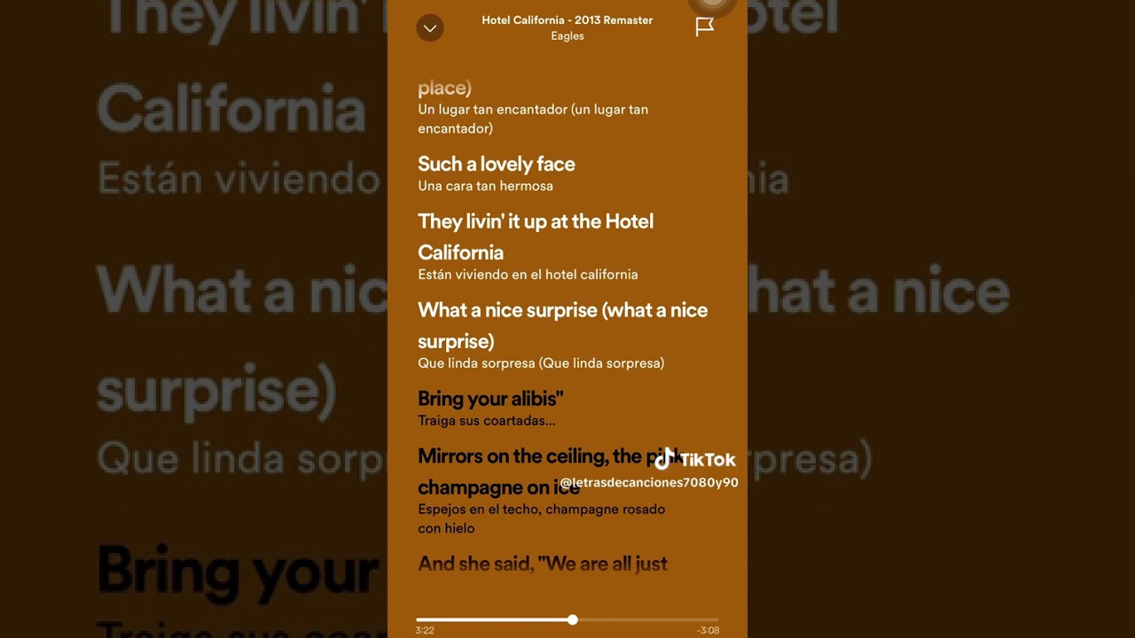 Hotel California by Eagle (Lyrics)