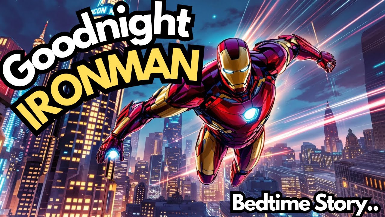 Goodnight, Iron Man - Relaxing Bedtime Story for Kids & Superhero Fans
