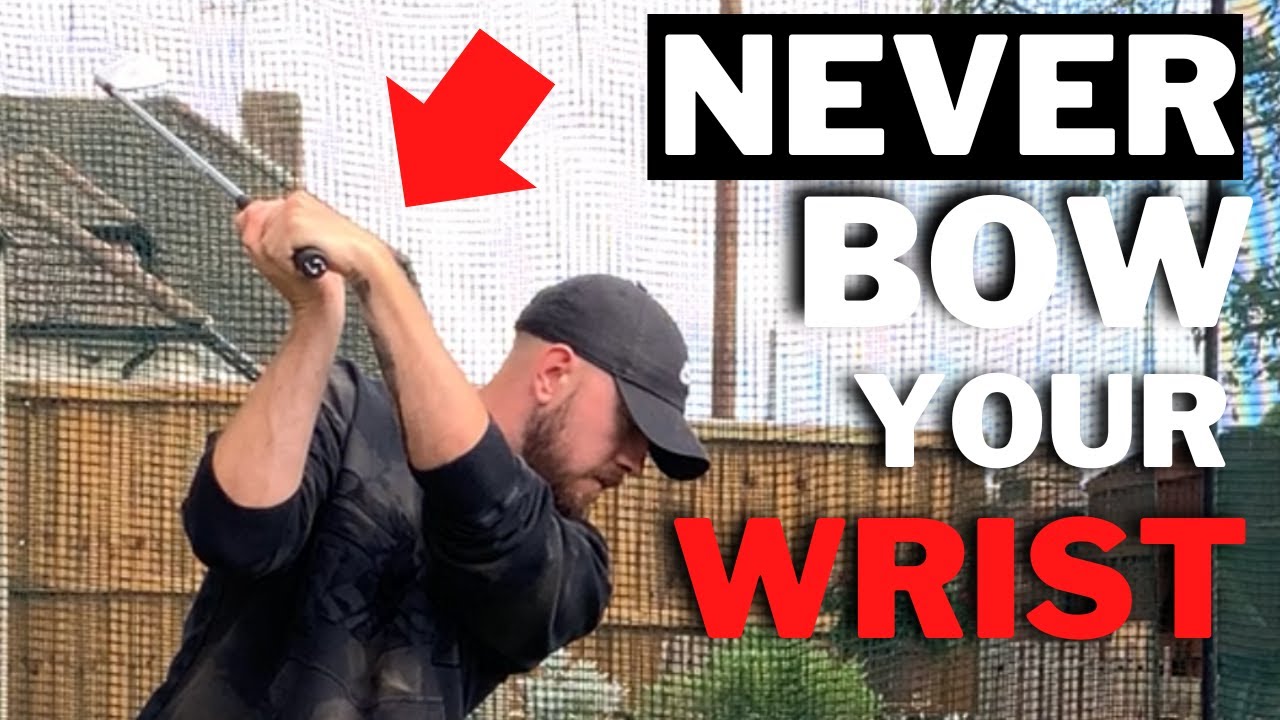 NEVER BOW THE LEFT WRIST (when you grip the club like this)