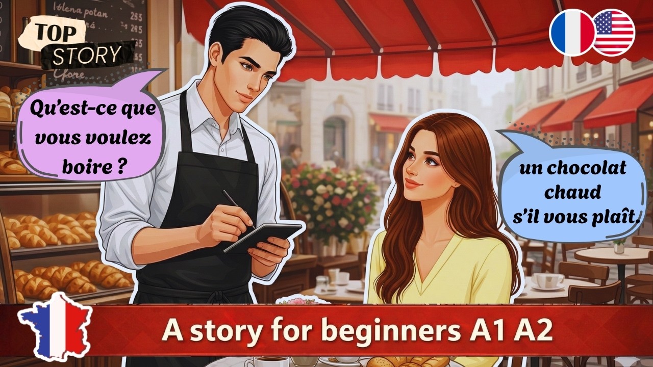 First Day in Paris: Real-Life French Conversation Practice (A1–A2)