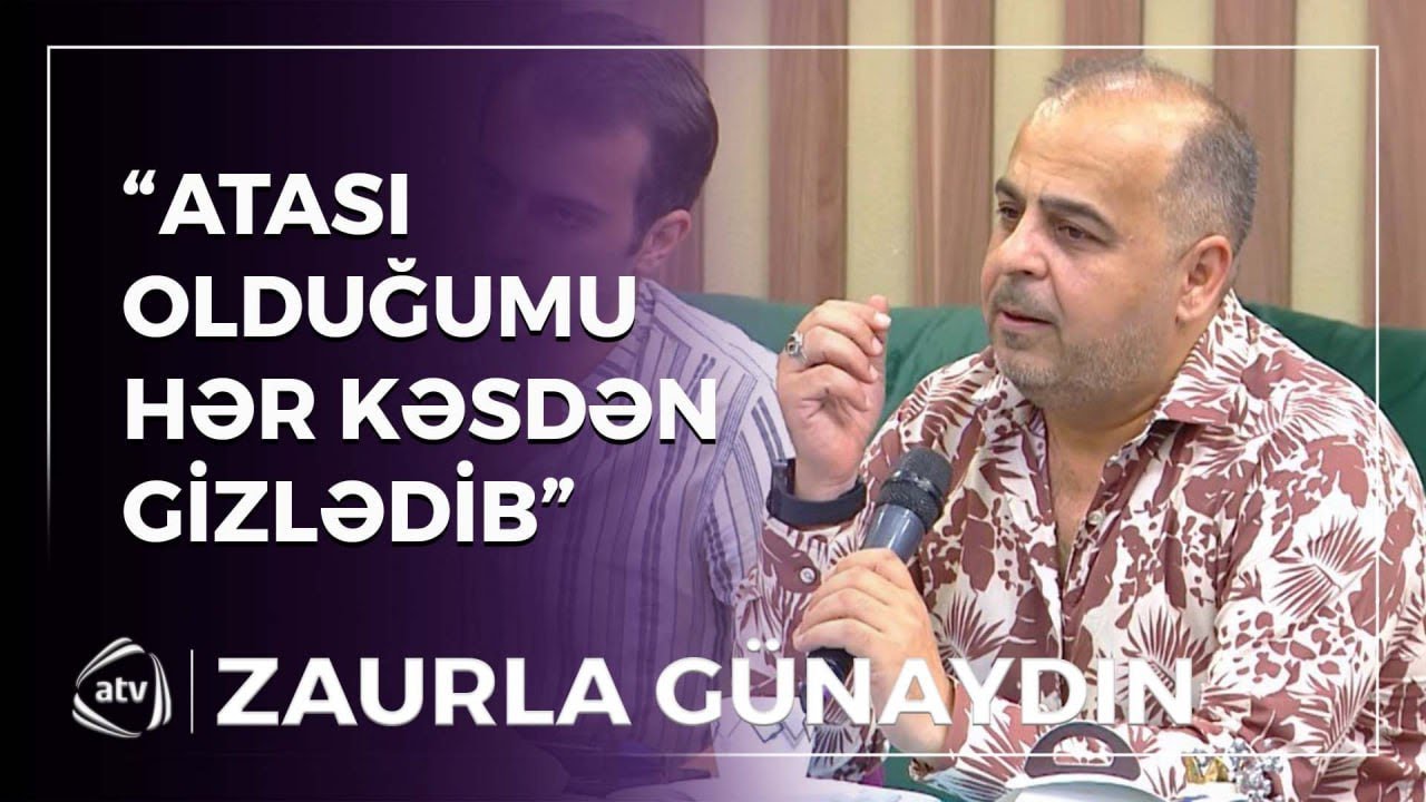 Məşhur aktyor əslində kimin oğludur? - Əməkdar artist oğlu ilə efirdə/ Zaurla Günaydın