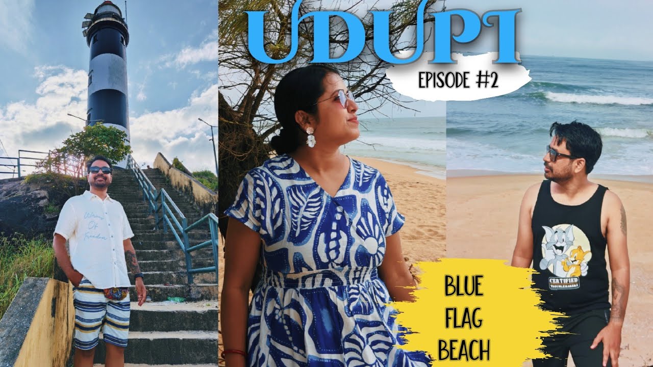 Udupi 🌊| Krishna Temple 😇| Padubidri Beach🌴| Mattu Beach 🌤️| Blueflag beach | NEMO'S Malpe | Sunset 