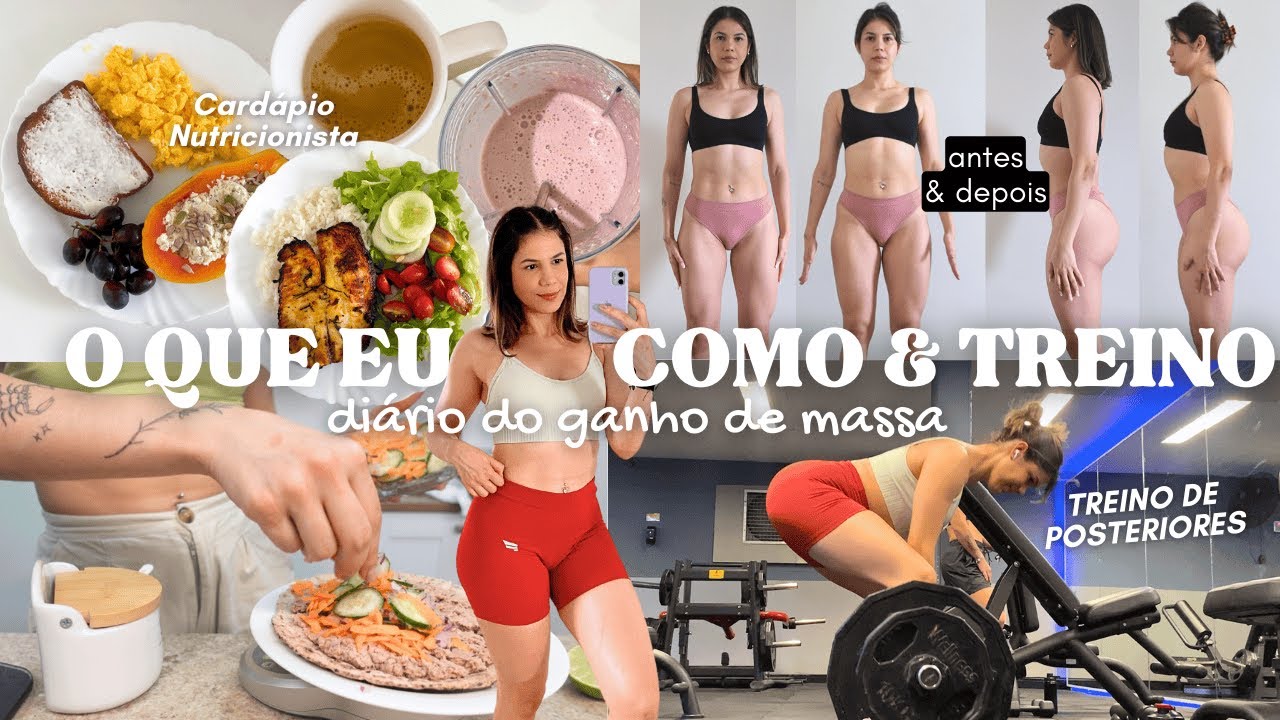DIETA PARA GANHAR MASSA MUSCULAR, FOTOS DO CORPO, RETORNO ONLINE COM A NUTRI E PAPO SOBRE AMADURECER