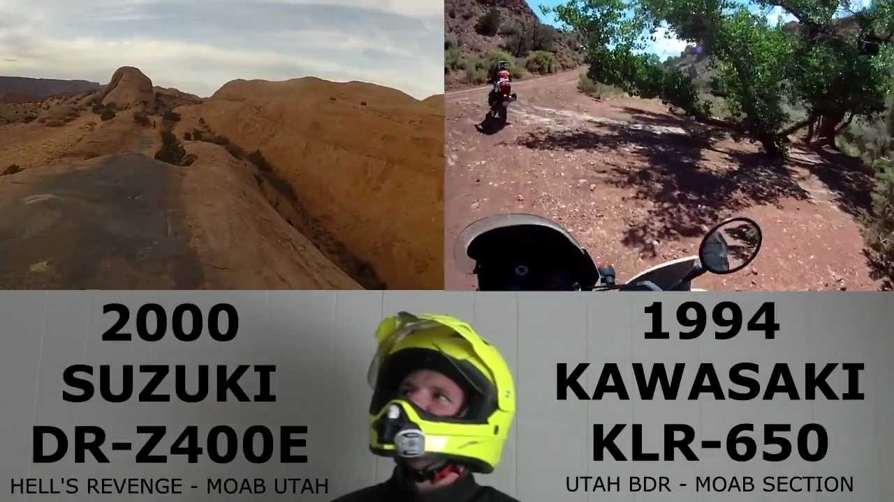 o#o KLR650 vs DRZ400 Reviews & Ultimate Dual Sport Deathmatch!