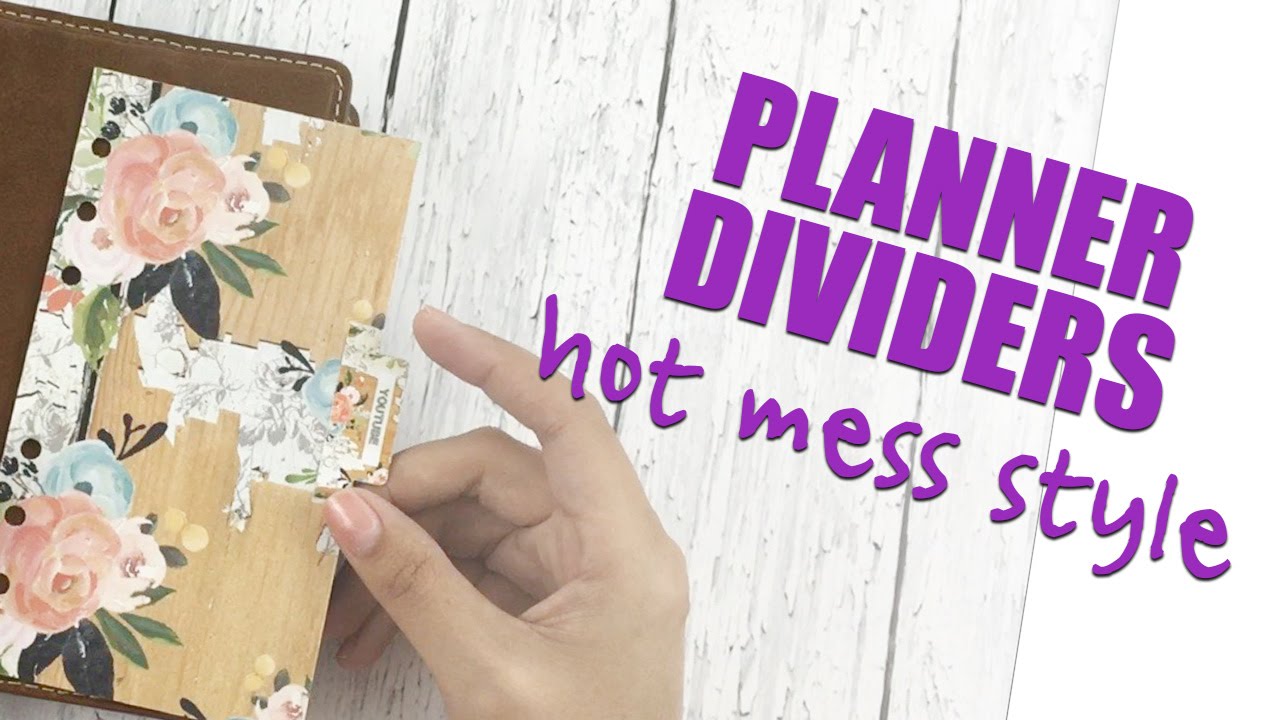 Personal Planner Dividers | Hot Mess How To