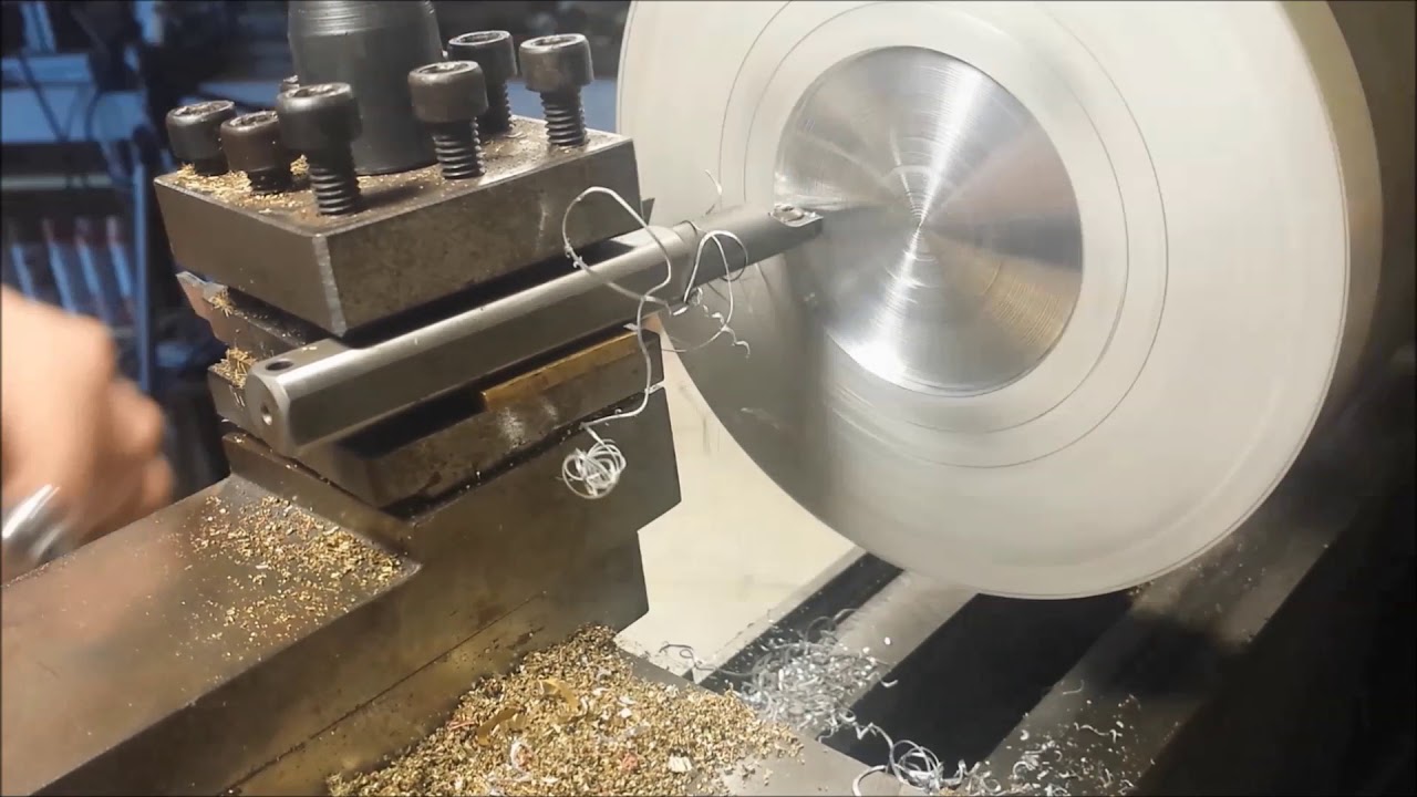 Mini lathe 5 Inch chuck and adapter plate with 'Epic Fail'