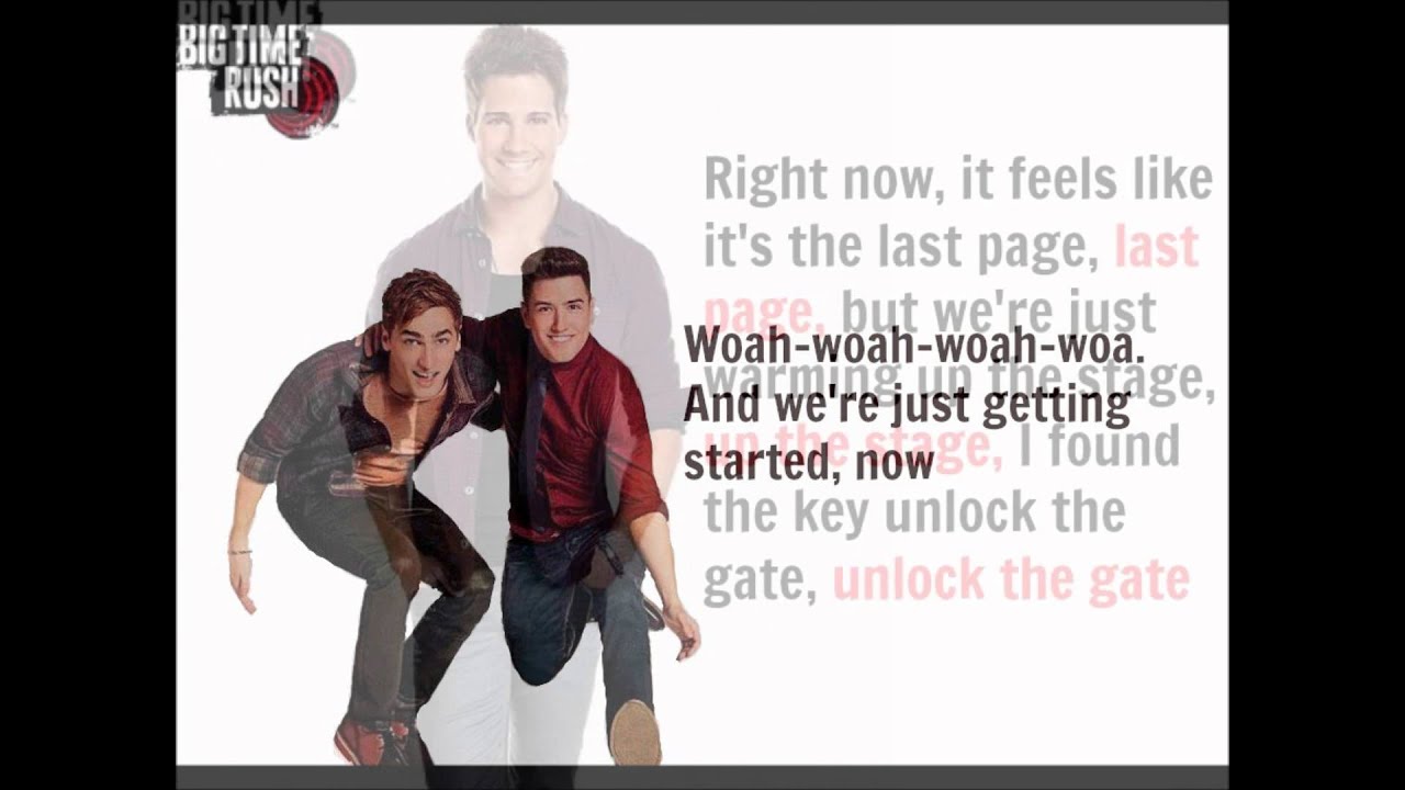 Big Time Rush - Just Getting Started W/ Lyrics