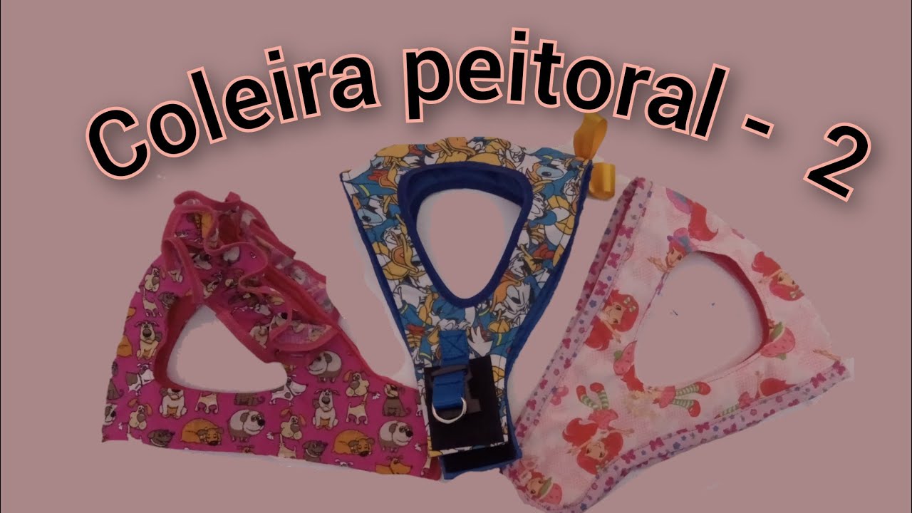 3 maneiras de costura a Coleira peitoral (parte 2)